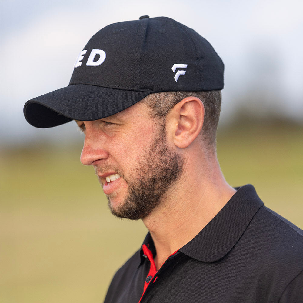 FED Baseball Cap in black with White Logo