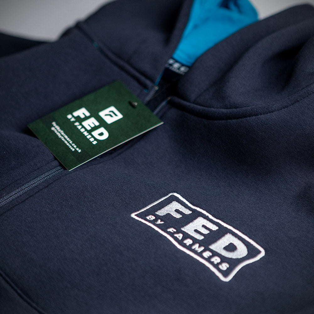 FED Shearing Hoodie in Navy