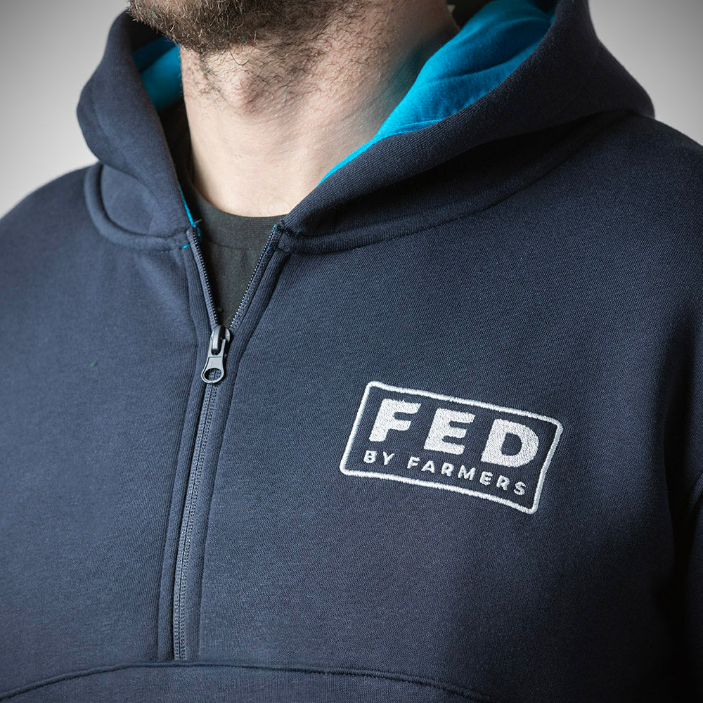 FED Shearing Hoodie in Navy