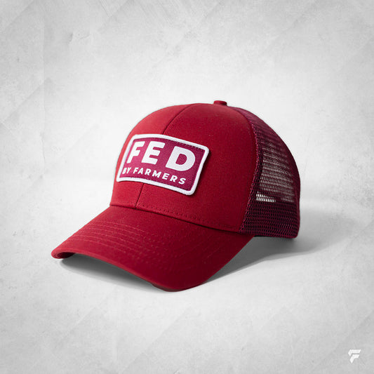 FED Baseball Cap in Red