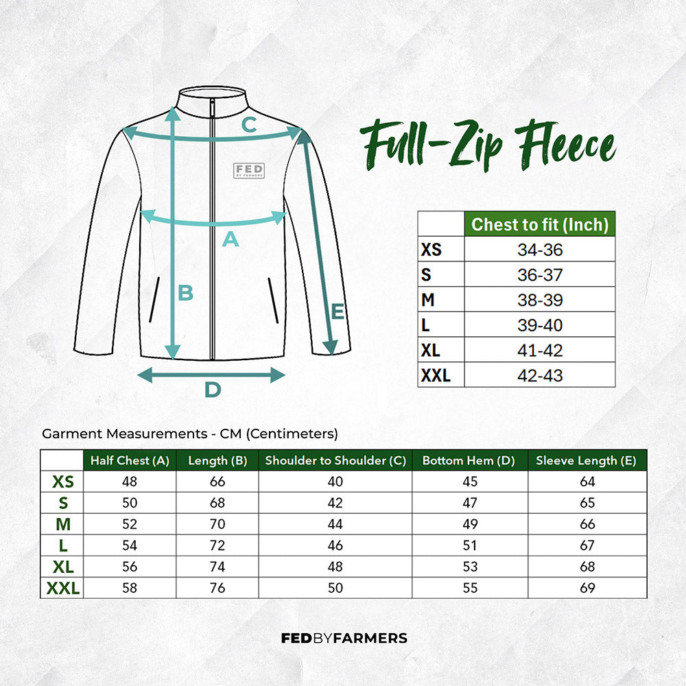 FED adult Fleece in Green