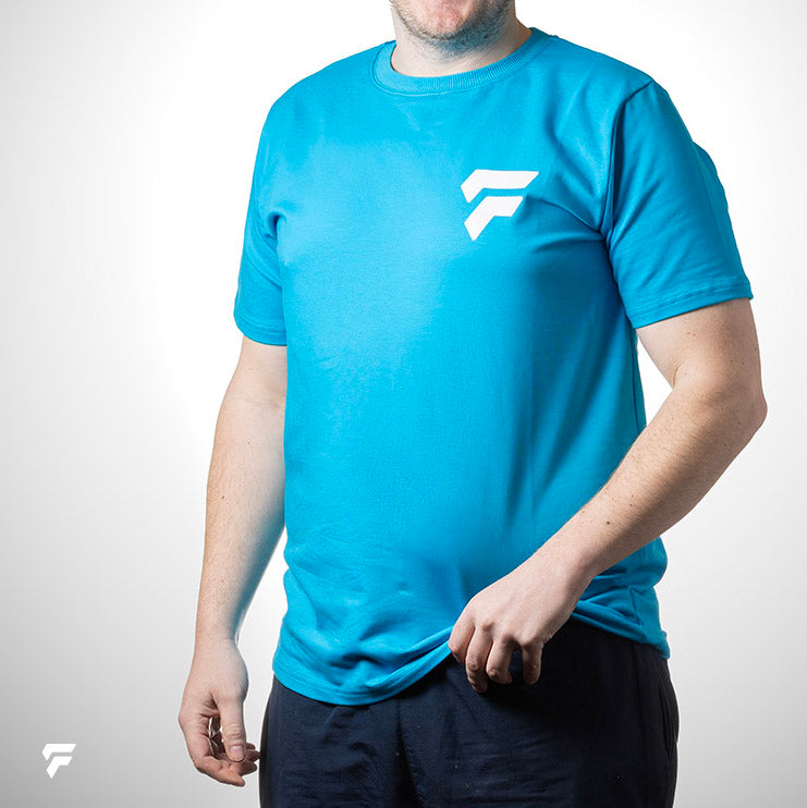 FED Unisex T-Shirt in Aqua Blue