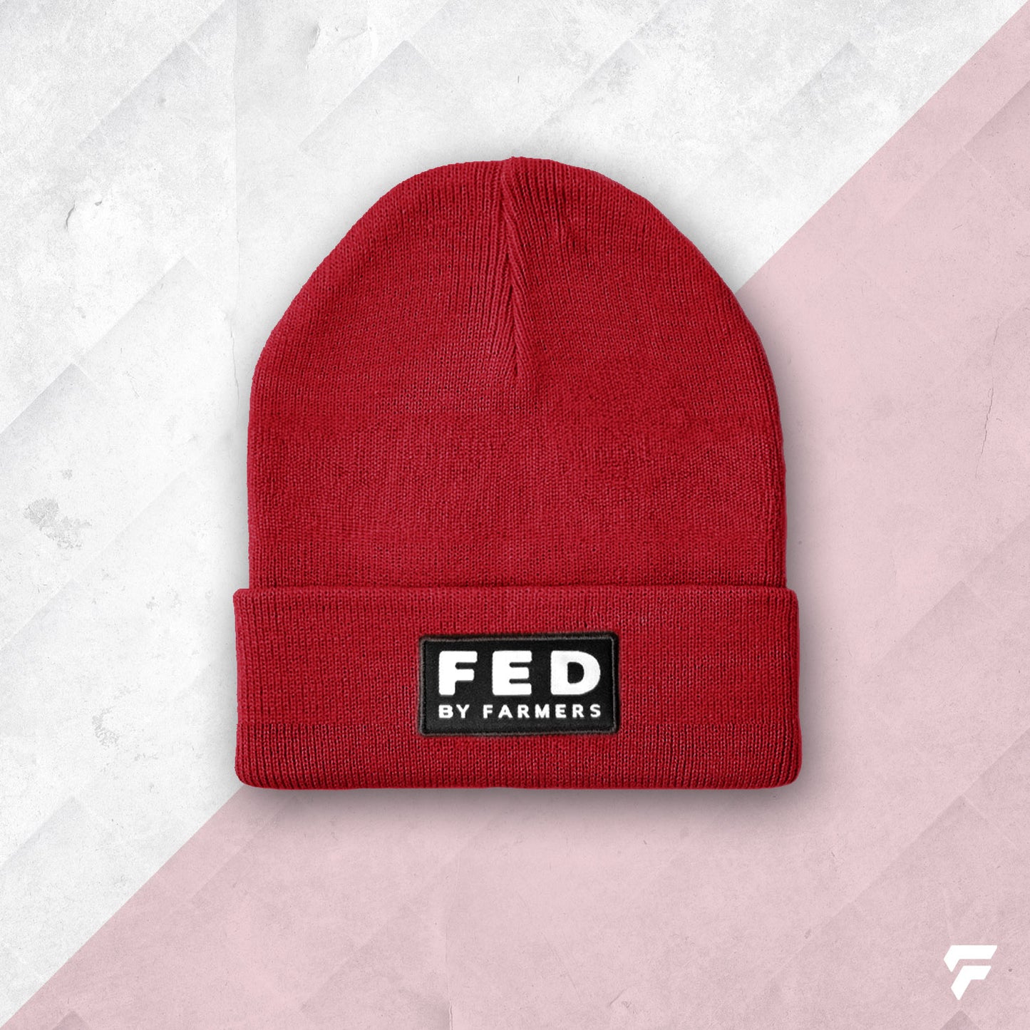 FED Beanie in Red