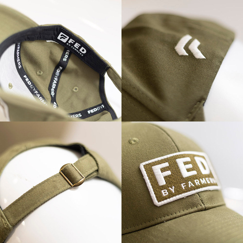 FED Baseball Cap in Army Green