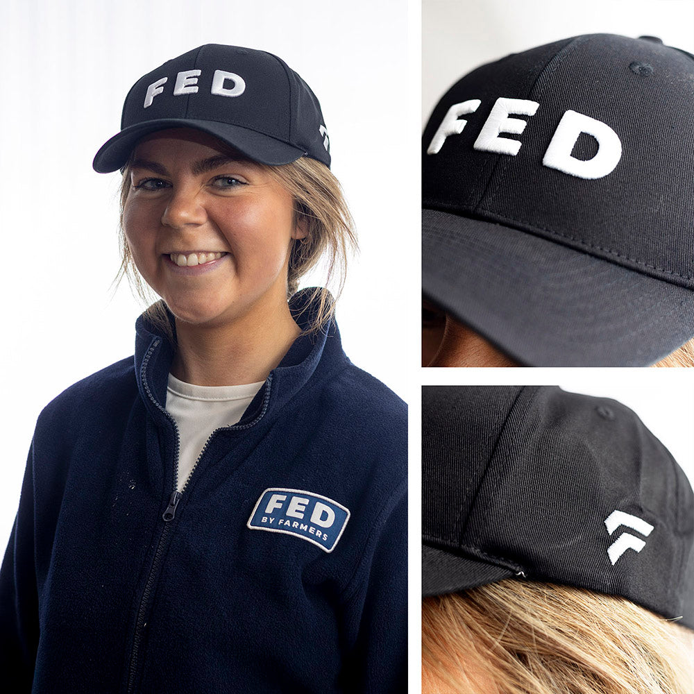 FED Baseball Cap in Black