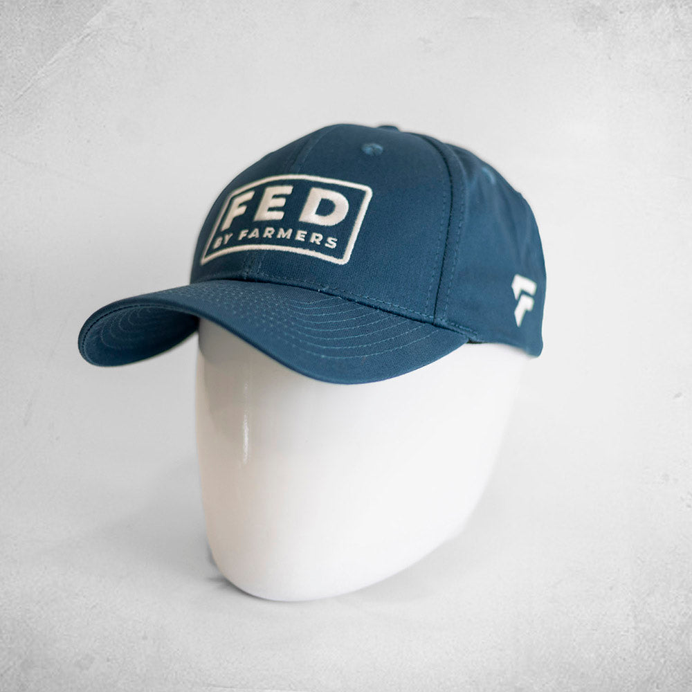 FED Baseball Cap in Coral Blue