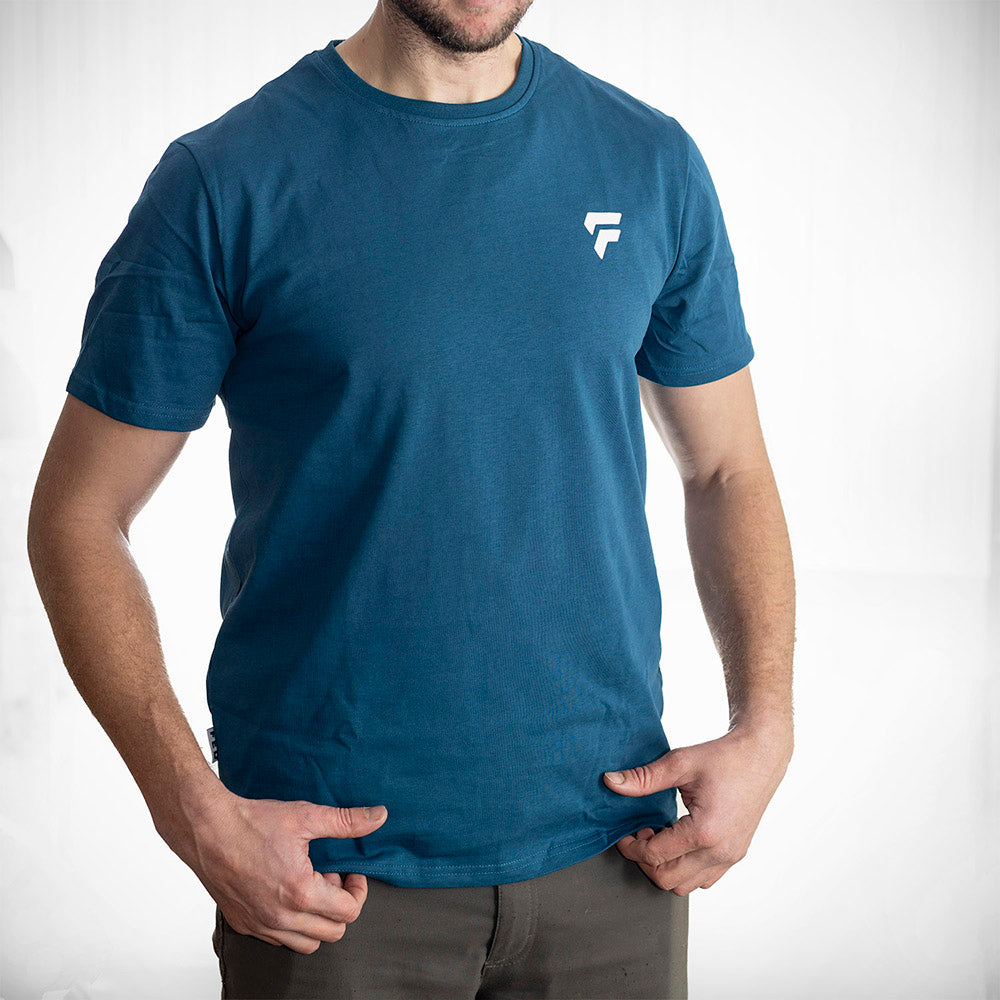 FED Unisex T-Shirt in Coral Blue