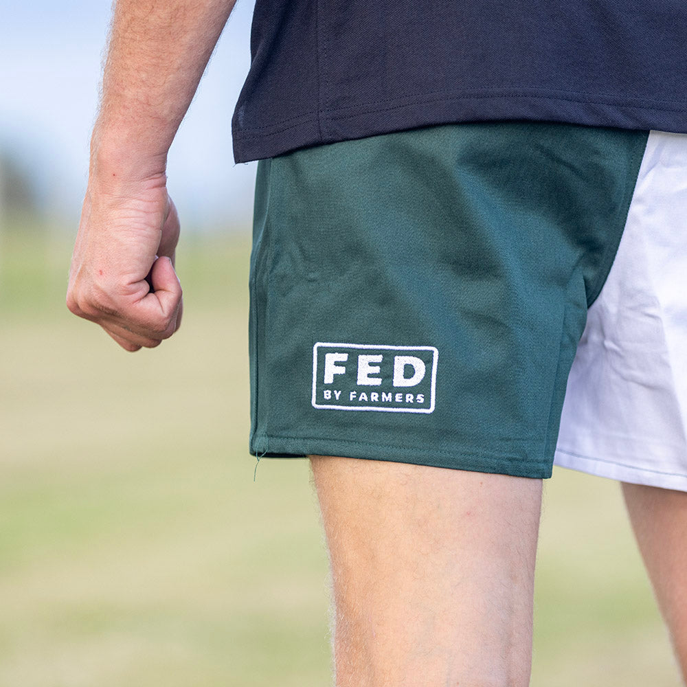 FED Rugby Shorts Green