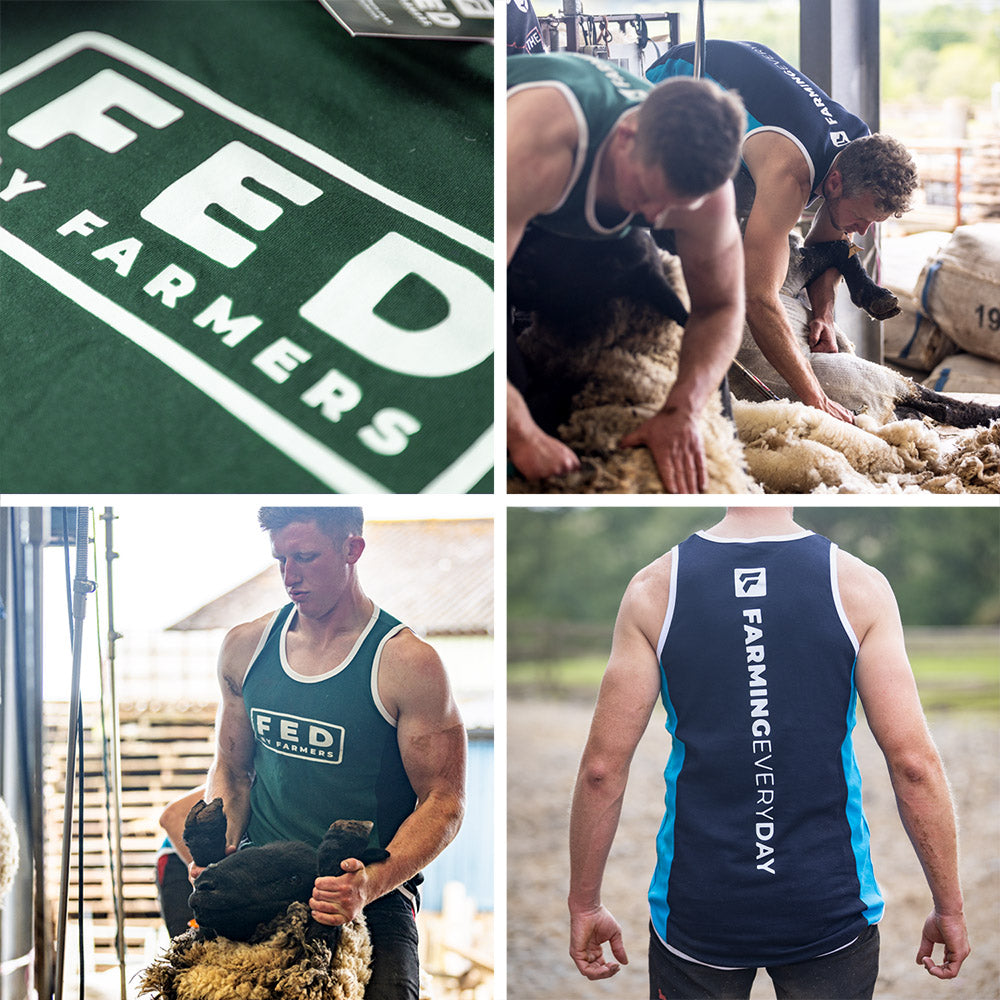 FED Shearing Singlet - NAVY