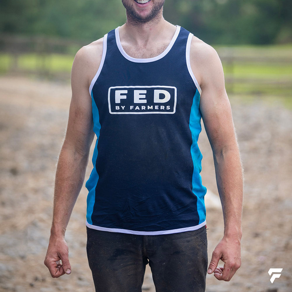 FED Shearing Singlet - NAVY