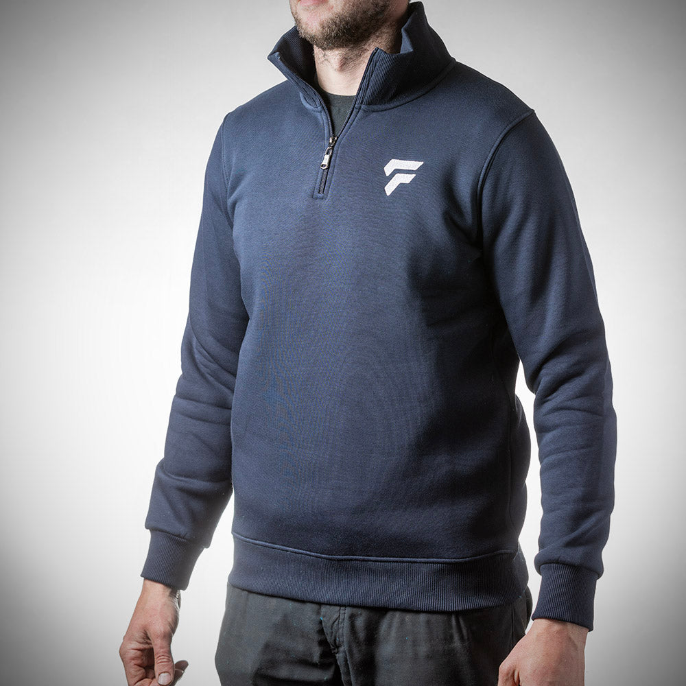 FED 1/4 Zip Jumper in Navy