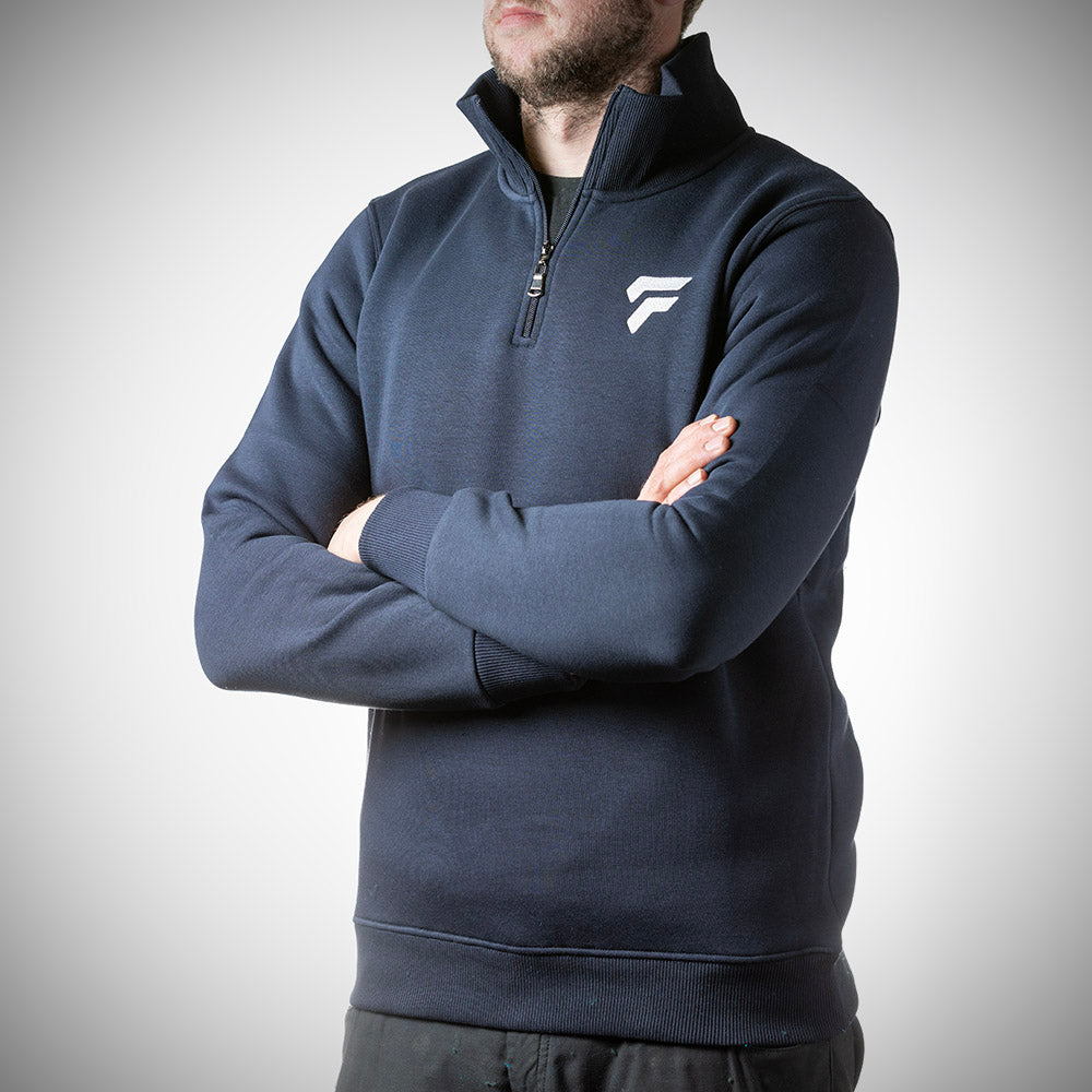 FED 1/4 Zip Jumper in Navy