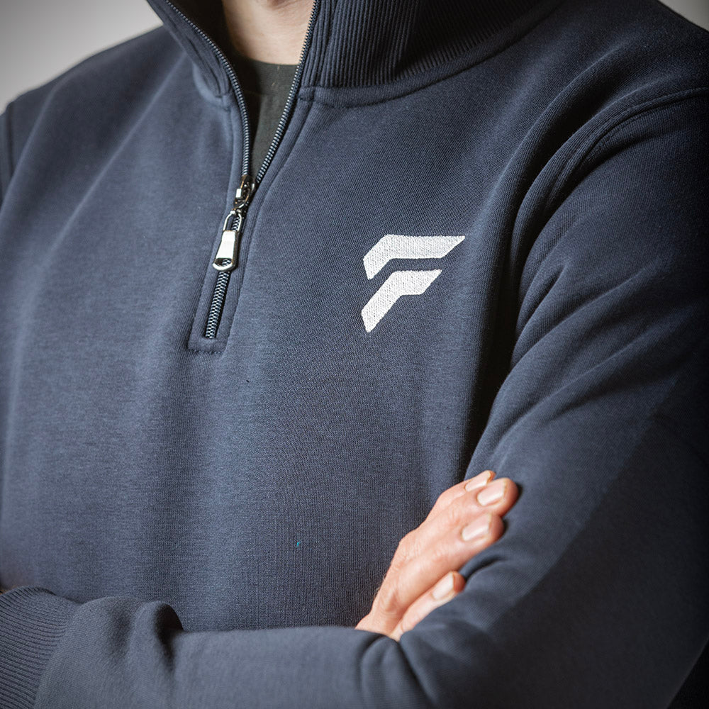 FED 1/4 Zip Jumper in Navy