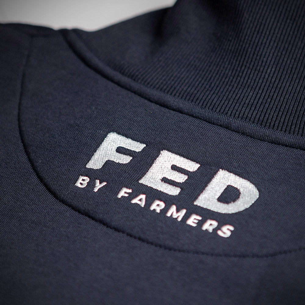 FED 1/4 Zip Jumper in Navy