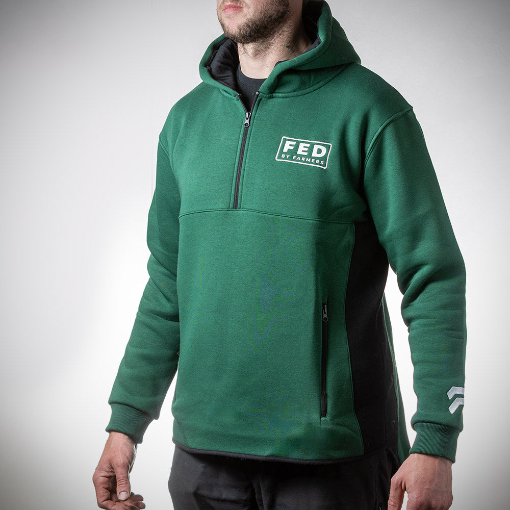 FED Shearing Hoodie in Green