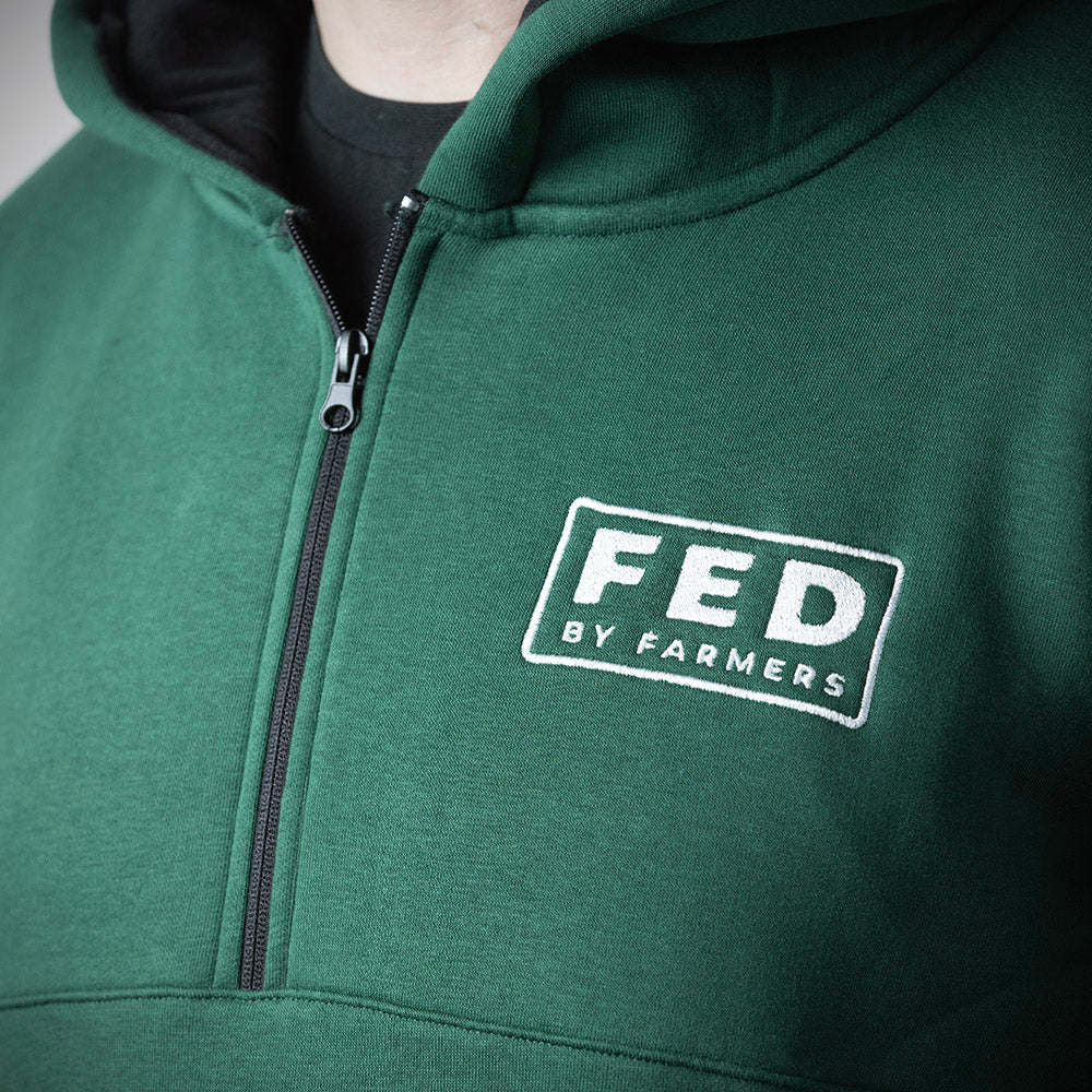 FED Shearing Hoodie in Green