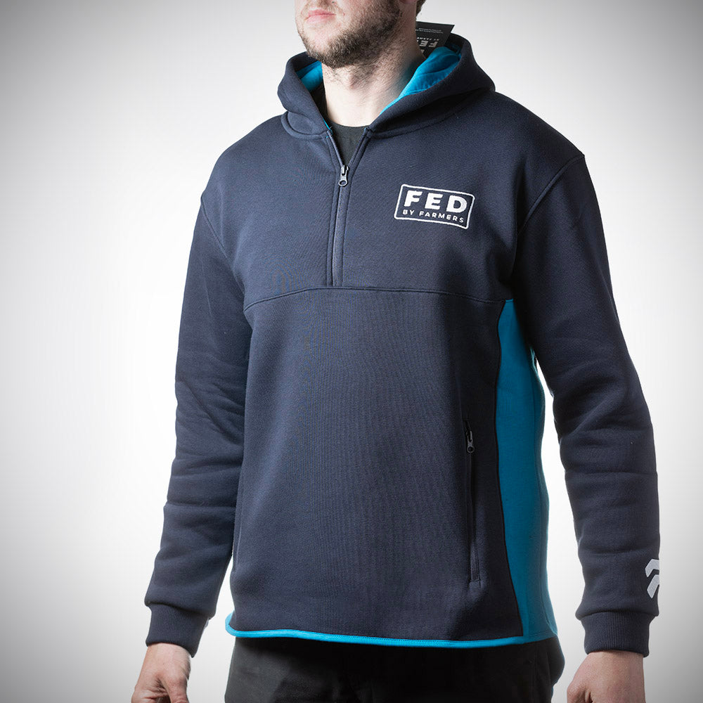 FED Shearing Hoodie in Navy