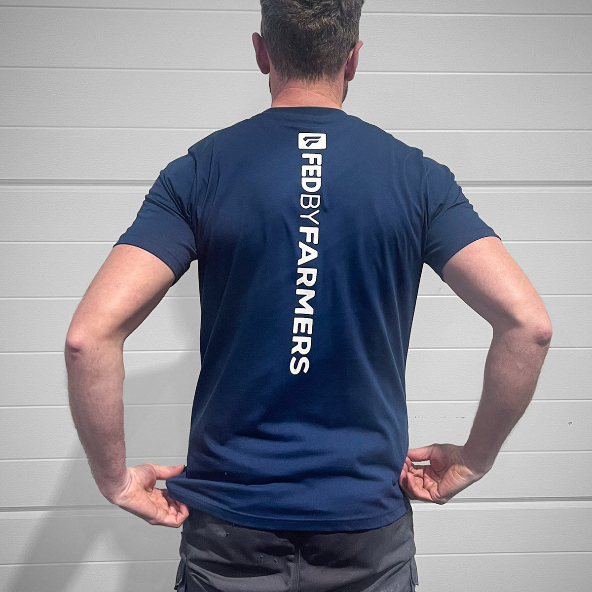 FED Unisex T-Shirt in Coral Blue