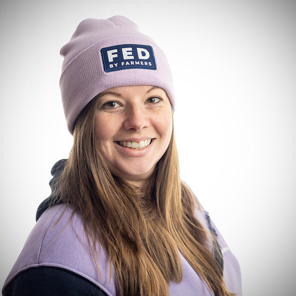 FED Beanie in Light Lilac