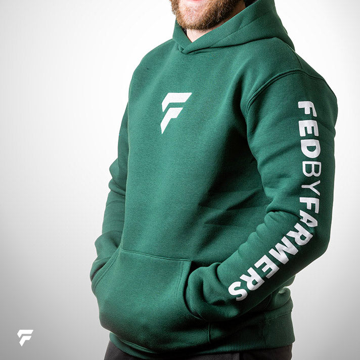 FED Unisex Pullover Hoodie in Green