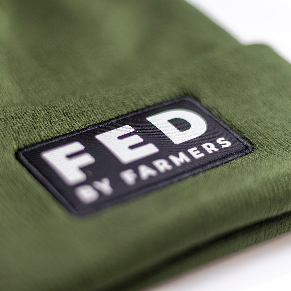 FED Beanie in Olive Green