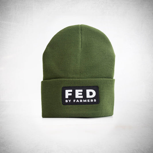 FED Beanie in Olive Green