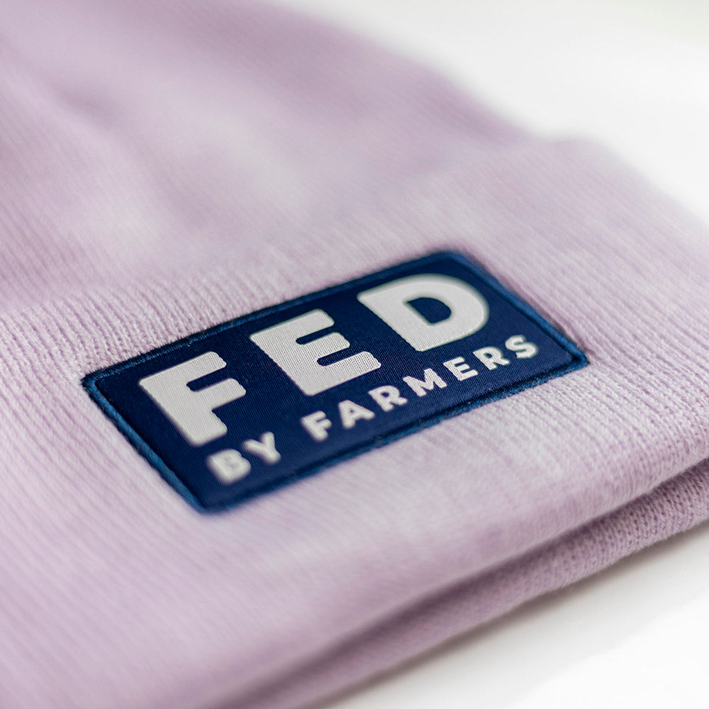 FED Beanie in Light Lilac