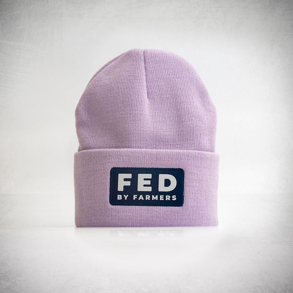 FED Beanie in Light Lilac