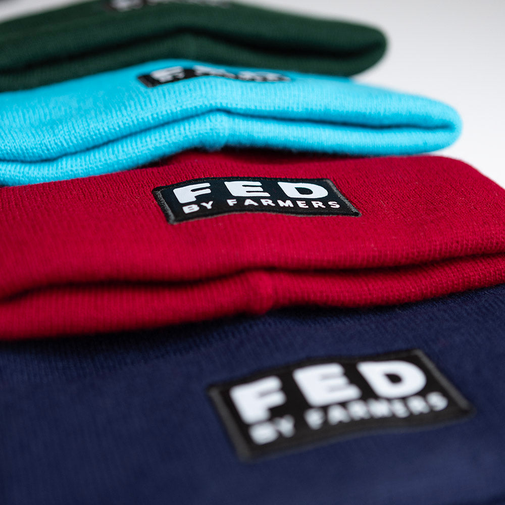 FED Beanie in Red