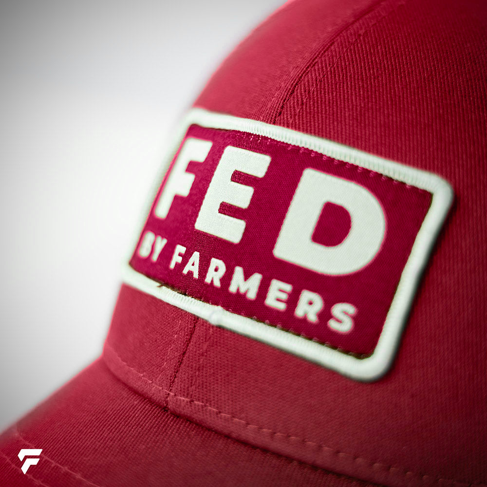 FED Baseball Cap in Red