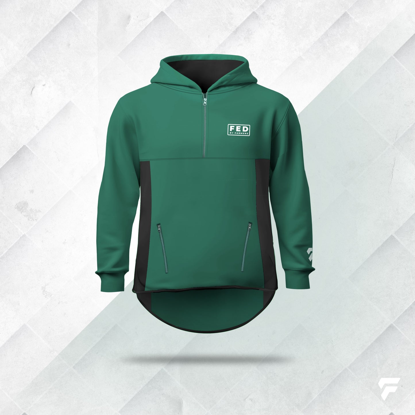 FED Shearing Hoodie in Green